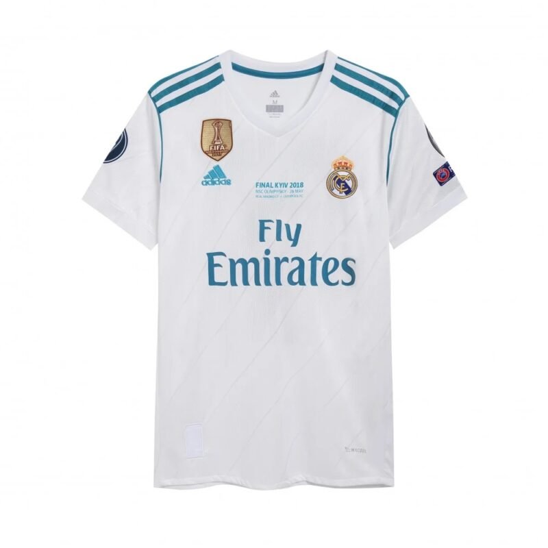 ‏تيشيرت نادي ريال مدريد 2018 بطباعه كريستيانو رونالدو
‏ (شامل الشعارات)